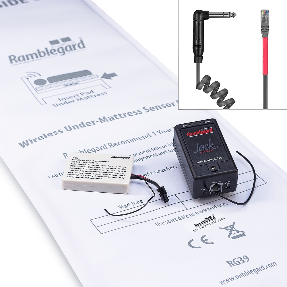 Wireless Under Mattress Pad with Jack FLY - SAS (Closed)